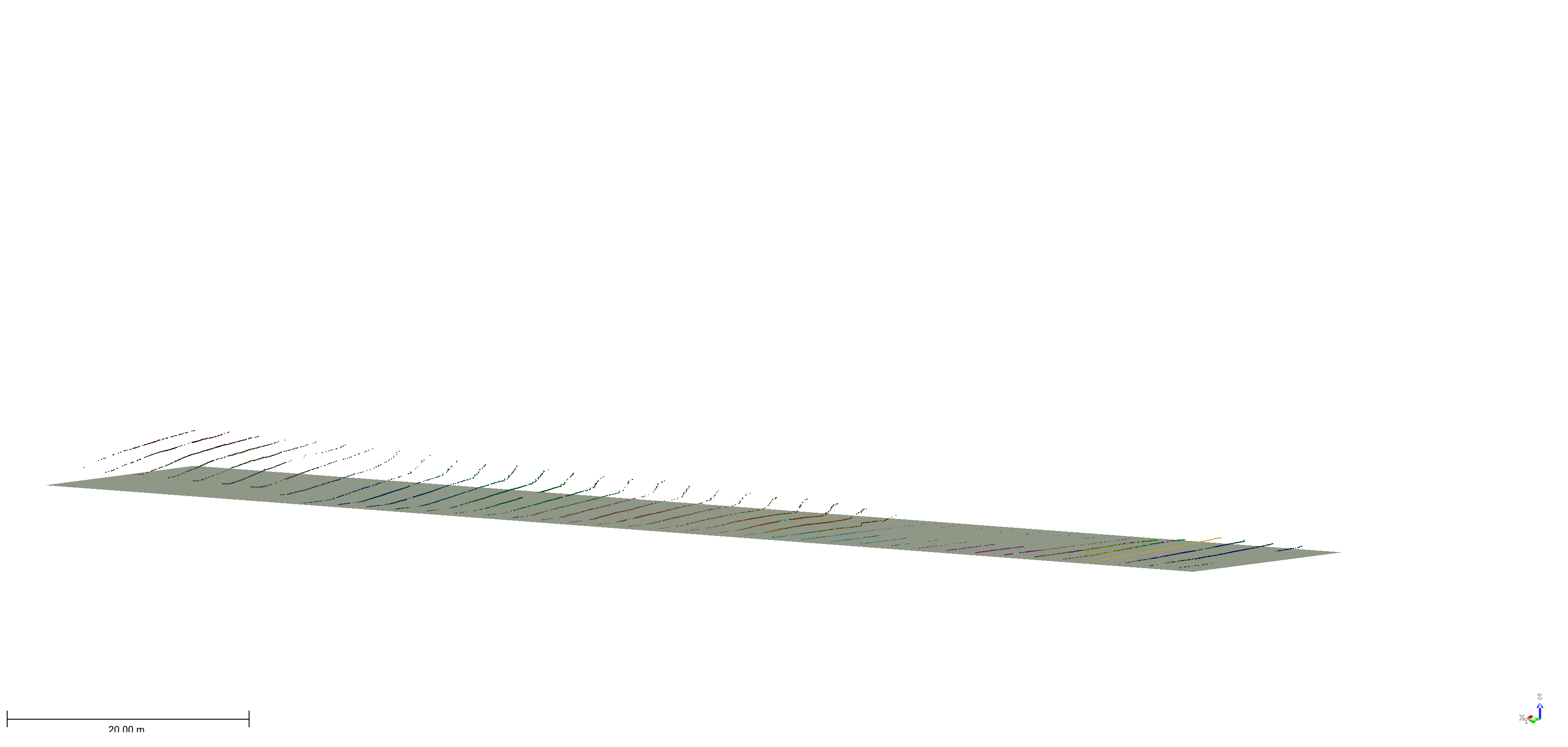 DesnivelSeccionLongitudinal cortes3m3D